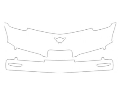 PAINT PROTECTION KIT - 2004 CHEVROLET CORVETTE Z06 BUMPER KIT - PRECUT PPF CLEAR BRA WRAP