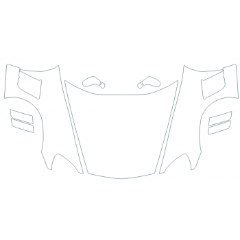 PAINT PROTECTION KIT - 2013 CHEVROLET CORVETTE GRAND SPORT  FULL HOOD FENDERS MIRRORS - PRECUT PPF CLEAR BRA WRAP