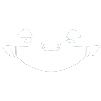 2015 LEXUS RC F  HOOD FENDER MIRROR KIT - INVISIBLEMASK  - 3M PAINT PROTECTION