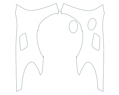 PAINT PROTECTION KIT - 2023 PORSCHE 718 CAYMAN GT4 RS FULL FENDERS (NO WRAPPED EDGES) - PRECUT PPF CLEAR BRA WRAP