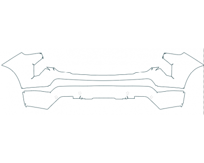 PAINT PROTECTION KIT - 2022 CHEVROLET SILVERADO 1500 RST BUMPER - PRECUT PPF CLEAR BRA WRAP