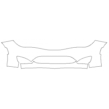 PAINT PROTECTION KIT - 2019 CHRYSLER PACIFICA TOURING L  BUMPER - PRECUT PPF CLEAR BRA WRAP