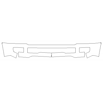 2018 FORD F-350 SUPER DUTY LARIAT Bumper