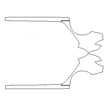 2019 TESLA MODEL 3 Full Rear Quarters (Split at rockers) - INVISIBLEMASK  - 3M PAINT PROTECTION