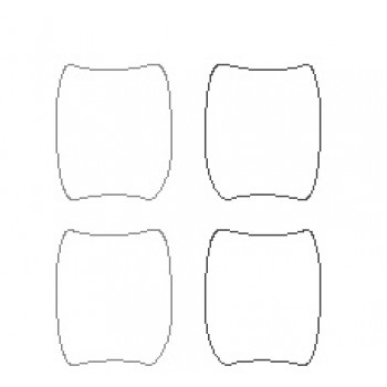 PAINT PROTECTION KIT - 2020 GMC SIERRA 2500 DENALI DOOR CUPS - INVISIBLEMASK - 3M PAINT PROTECTION
