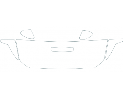  2018 FORD MUSTANG SHELBY GT 350 HOOD FENDERS MIRRORS (24 INCH)