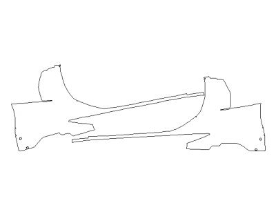 PAINT PROTECTION KIT - 2020 CHEVROLET CORVETTE STINGRAY WITH Z51 PERFORMANCE PKG. COUPE ROCKER PANELS - PRECUT PPF CLEAR BRA WRAP