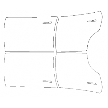 PAINT PROTECTION KIT - 2020 TESLA MODEL Y FULL DOORS - PRECUT PPF CLEAR BRA WRAP