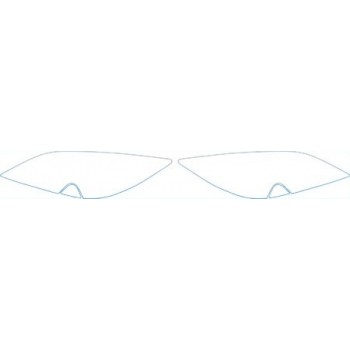 PAINT PROTECTION KIT - 2013 LOTUS EVORA S  HEADLIGHTS KIT - PRECUT PPF CLEAR BRA WRAP