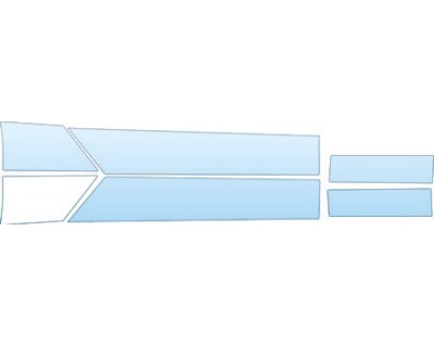 PAINT PROTECTION KIT - 2013 TESLA MODEL S S  DOORS KIT - PRECUT PPF CLEAR BRA WRAP