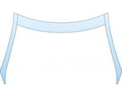 PAINT PROTECTION KIT - 2013 TESLA MODEL S S  ROOF A-PILLARS KIT - PRECUT PPF CLEAR BRA WRAP