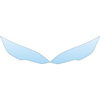 Precut PPF Kit – Clear Bra Paint Protection Film PAINT PROTECTION KIT - 2013 TESLA MODEL S SIGNATURE HEADLIGHTS KIT - PRECUT PPF CLEAR BRA WRAP