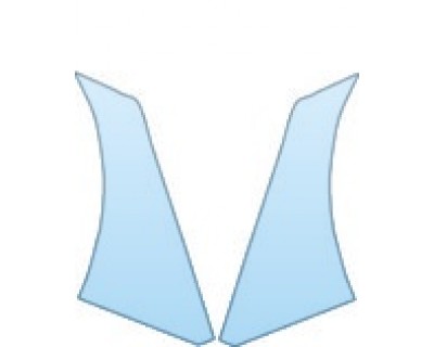 PAINT PROTECTION KIT - 2013 TESLA MODEL S S  SPLASH KIT - PRECUT PPF CLEAR BRA WRAP