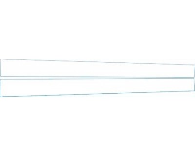 PAINT PROTECTION KIT - 2013 TESLA MODEL S S  ROCKERS KIT - PRECUT PPF CLEAR BRA WRAP