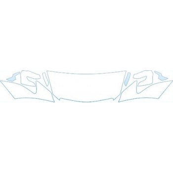 PAINT PROTECTION KIT - 2008 ACURA RL HOOD FENDER MIRROR (18 TALL) KIT - PRECUT PPF CLEAR BRA WRAP