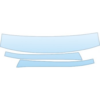 PAINT PROTECTION KIT - 2007 ACURA RL ROOF A-PILLAR KIT - PRECUT PPF CLEAR BRA WRAP