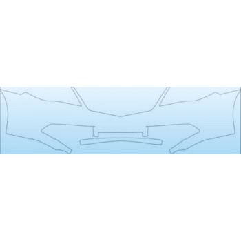 PAINT PROTECTION KIT - 2013 ACURA RL  BUMPER(30 INCH) KIT - PRECUT PPF CLEAR BRA WRAP