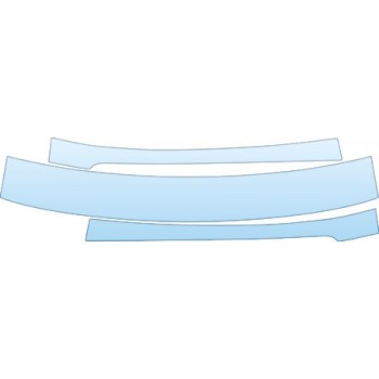 PAINT PROTECTION KIT - 2006 ACURA RSX S-TYPE ROOF A-PILLAR KIT - PRECUT PPF CLEAR BRA WRAP