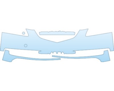 PAINT PROTECTION KIT - 2005 ACURA TL AERO PACKAGE BUMPER WITH AIR DAM KIT - PRECUT PPF CLEAR BRA WRAP