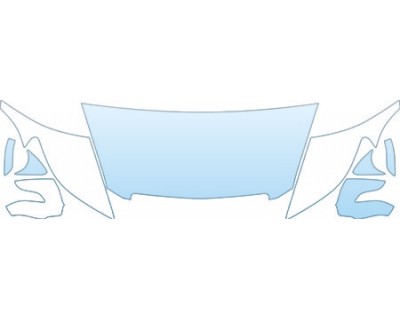 2007 ACURA TL TYPE-S  Hood Fender Mirror Kit - PRECUT PPF CLEAR BRA WRAP