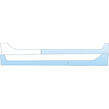 PAINT PROTECTION KIT - 2008 ACURA TL TYPE-S ROCKERS KIT - PRECUT PPF CLEAR BRA WRAP