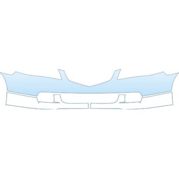 PAINT PROTECTION KIT - 2005 ACURA TSX AERO BUMPER WITH AIR DAM KIT - PRECUT PPF CLEAR BRA WRAP