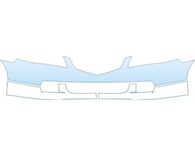 PAINT PROTECTION KIT - 2005 ACURA TSX AERO BUMPER WITH AIR DAM KIT - PRECUT PPF CLEAR BRA WRAP