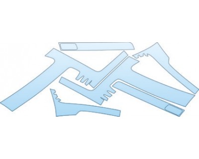 PAINT PROTECTION KIT - 2006 AUDI A6 SEDAN BUMPER KIT - PRECUT PPF CLEAR BRA WRAP