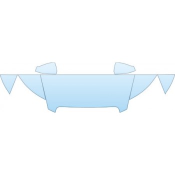 2009 AUDI S6 COUPE  Hood Fender Mirror Kit - PRECUT PPF CLEAR BRA WRAP