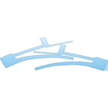 PAINT PROTECTION KIT - 2005 AUDI A8 L LOWER PART OF BUMPER KIT - PRECUT PPF CLEAR BRA WRAP