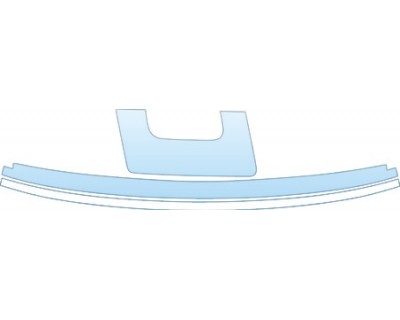 PAINT PROTECTION KIT - 2005 AUDI A8 L REAR BUMPER DECK GAS DOOR SURROUND KIT - PRECUT PPF CLEAR BRA WRAP