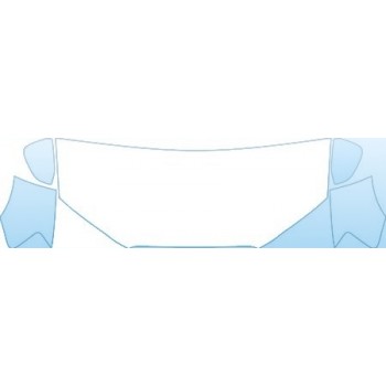 2007 AUDI A3 BASE  Hood Fender Mirror Kit - PRECUT PPF CLEAR BRA WRAP