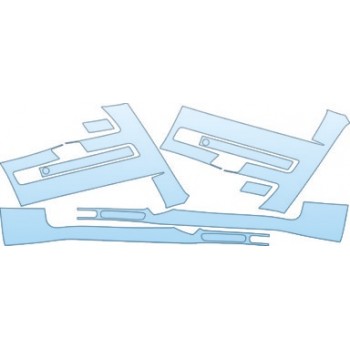 PAINT PROTECTION KIT - 2010 AUDI S8 COUPE  BUMPER WITH SENSORS KIT - PRECUT PPF CLEAR BRA WRAP