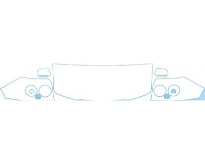 2008 BENTLEY ARNAGE R ROADSTER  Hood Fender Mirror Kit - PRECUT PPF CLEAR BRA WRAP