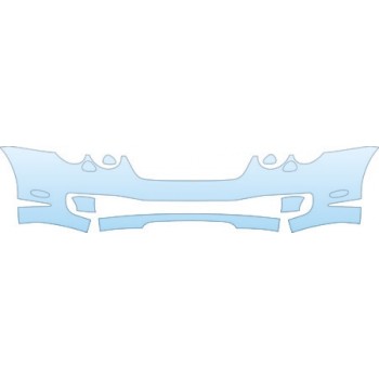 PAINT PROTECTION KIT - 2005 BENTLEY CONTINENTAL GT BASE BUMPER KIT - PRECUT PPF CLEAR BRA WRAP