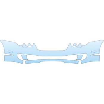 PAINT PROTECTION KIT - 2007 BENTLEY CONTINENTAL FLYING SPUR ROADSTER BUMPER KIT - PRECUT PPF CLEAR BRA WRAP