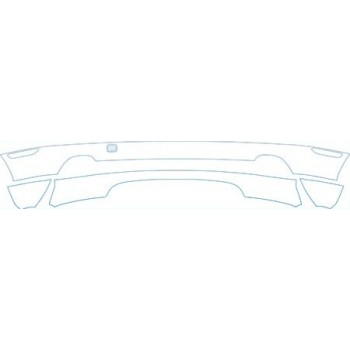 PAINT PROTECTION KIT - 2006 BMW 3 SERIES COUPE BASE BOTTOM BUMPER KIT - PRECUT PPF CLEAR BRA WRAP