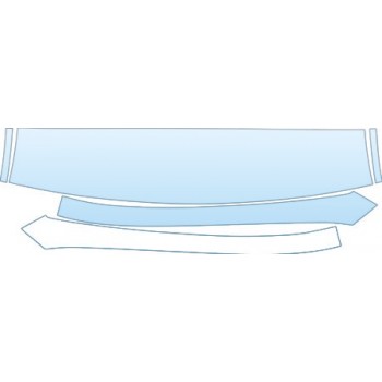 PAINT PROTECTION KIT - 2007 BMW 328 CONVERTIBLE I ROOF A-PILLARS KIT - PRECUT PPF CLEAR BRA WRAP
