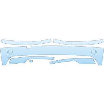 PAINT PROTECTION KIT - 2005 BMW 3 SERIES SEDAN BASE BUMPER KIT - PRECUT PPF CLEAR BRA WRAP