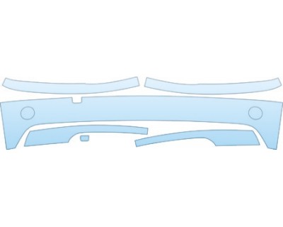 PAINT PROTECTION KIT - 2005 BMW 3 SERIES SEDAN BASE BUMPER KIT - PRECUT PPF CLEAR BRA WRAP