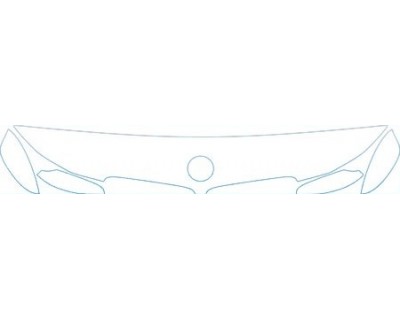 PAINT PROTECTION KIT - 2007 BMW 328 XI SEDAN ECONOMY HOOD MIRROR KIT - PRECUT PPF CLEAR BRA WRAP