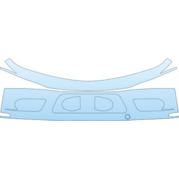 PAINT PROTECTION KIT - 2007 BMW M3 COUPE BUMPER EXTENDED KIT - PRECUT PPF CLEAR BRA WRAP