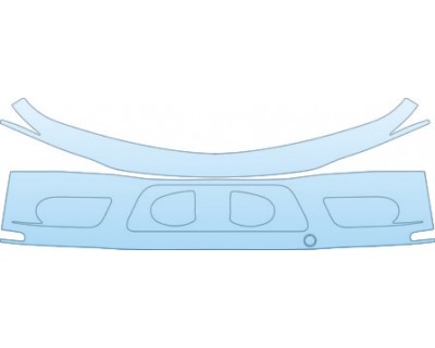 PAINT PROTECTION KIT - 2007 BMW M3 COUPE BUMPER EXTENDED KIT - PRECUT PPF CLEAR BRA WRAP