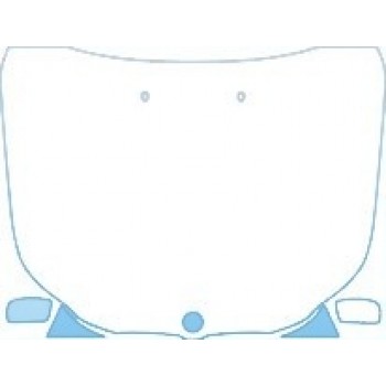 PAINT PROTECTION KIT - 2009 BMW 535 XI STATION WAGON FULL HOOD MIRRORS (CUT TO 52INCH) KIT - PRECUT PPF CLEAR BRA WRAP