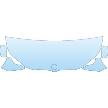2009 BMW 535 XI STATION WAGON Hood Fender Mirror Kit - PRECUT PPF CLEAR BRA WRAP