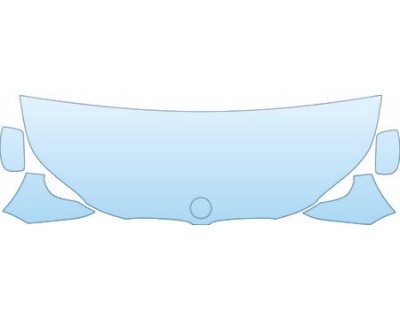 2009 BMW 535 XI STATION WAGON Hood Fender Mirror Kit - PRECUT PPF CLEAR BRA WRAP