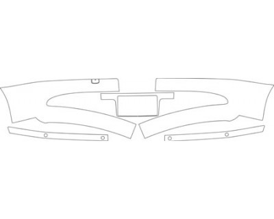 2005 BMW 7 SERIES I  Bottom Mid Bumper Plate Cut Out Kit