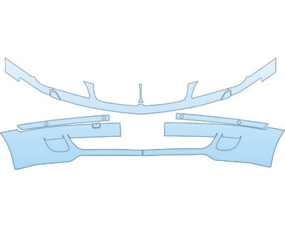 2007 BMW 750 I  Bumper With License Plate Cut Out Kit