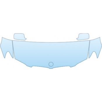 2008 BMW 750 LI  Hood Fender Mirror Kit - PRECUT PPF CLEAR BRA WRAP