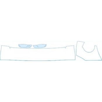 PAINT PROTECTION KIT - 2005 BMW Z4 BASE REAR BUMPER DECK GAS DOOR CUP KIT - PRECUT PPF CLEAR BRA WRAP